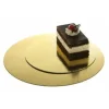 PODKŁAD POD TORT OKRĄGŁY ZŁOTY 22 CM GRUBOŚĆ 1MM