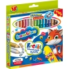 KREDKI W OPRAWIE DREWNIANEJ Z TEMPERÓWKĄ 18 SZTUK BAMBINO 5903235000348