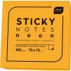 KARTECZKI SAMOPRZYLEPNE NEON 75X75 MM 100SZT INTERDRUK