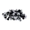 POMPONY 10MM BREWIS POM14 ODCIENIE SZAREGO