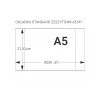 OKŁADKA NA ZESZYT A5 TRANSPARENTNA NA ZESZYT 32 - 96 KARTEK 5904993768013
