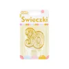 ŚWIECZKA URODZINOWA CYFERKA 30 GODAN ZŁOTY KONTUR