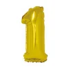 BALON FOLIOWY 92 CM B&C GODAN ZŁOTY CYFRA 1