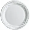 TALERZ PAPIEROWY BIAŁY 18CM 100 SZTUK