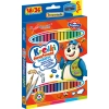 KREDKI DWUSTRONNE TRÓJKĄTNE 18/36 KOL Z TEMPERÓWKĄ BAMBINO 5903235004957