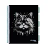 KOŁOZESZYT A4 100 # PADS ANIMALS KOT CZARNY STRIGO