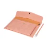 TECZKA A4 Z KIESZONKĄ NUBUK RÓŻOWA ANTRA