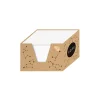 KOSTKA PAPIEROWA BIAŁA W KUBKU KRAFT 90X90X50 MM INTERDRUK