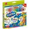 KREDKI W OPRAWIE DREWNIANEJ Z TEMPERÓWKĄ 18 SZTUK BAMBINO 5903235000348