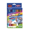 KREDKI DWUSTRONNE TRÓJKĄTNE 18/36 KOL Z TEMPERÓWKĄ BAMBINO 5903235004957