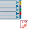 PRZEKŁADKI A4 1-12 MYLAR ESSELTE