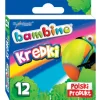 KREDKI GRAFINOWE 12 KOLORÓW BAMBINO