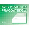 DRUK K-10h KARTY PRZYCHODÓW PRACOWNIKÓW