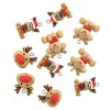 ZAWIESZKI POLIMEROWE 3D 10 SZT JOLLY REINDEERS GRKO-155 DP CRAFT