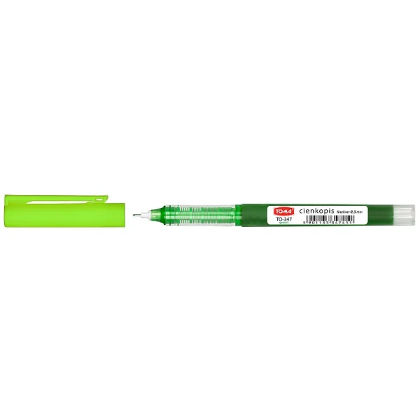 CIENKOPIS KAPILARNY F-LINER 0,5MM TO-347 TOMA ART ZIELONY