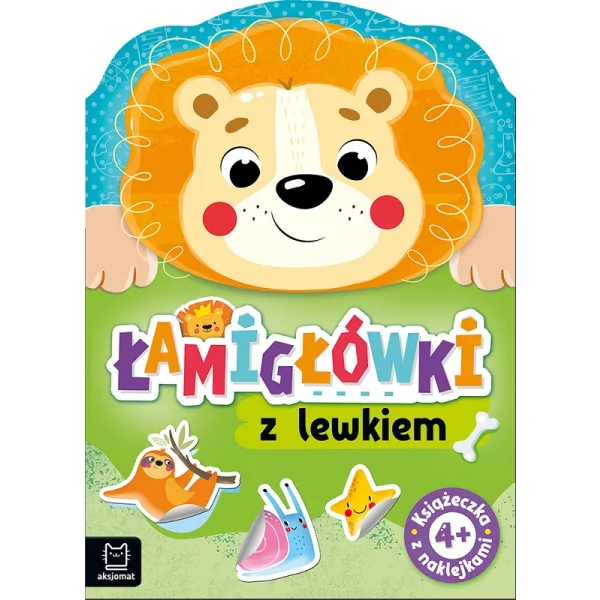 KSIĄŻECZKA Z NAKLEJKAMI ŁAMIGŁÓWKI Z LEWKIEM