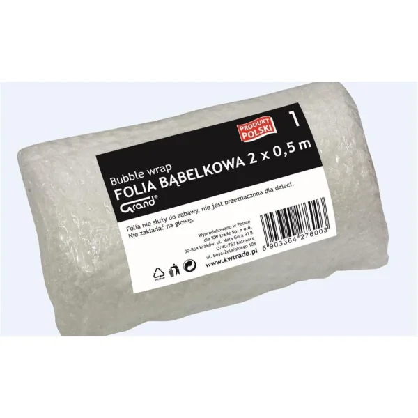FOLIA BĄBELKOWA 2M X 0,5M GRAND