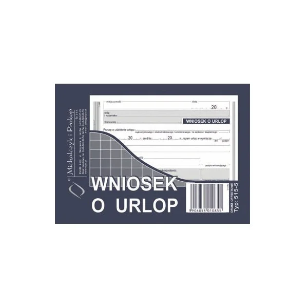 DRUK WNIOSEK O URLOP 515-5