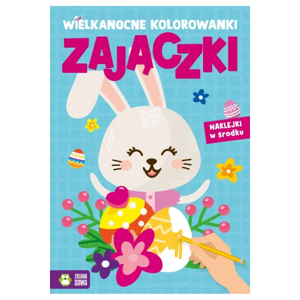 KSIĄŻECZKA WIELKANOCNE KOLOROWANKI ZAJĄCZKI