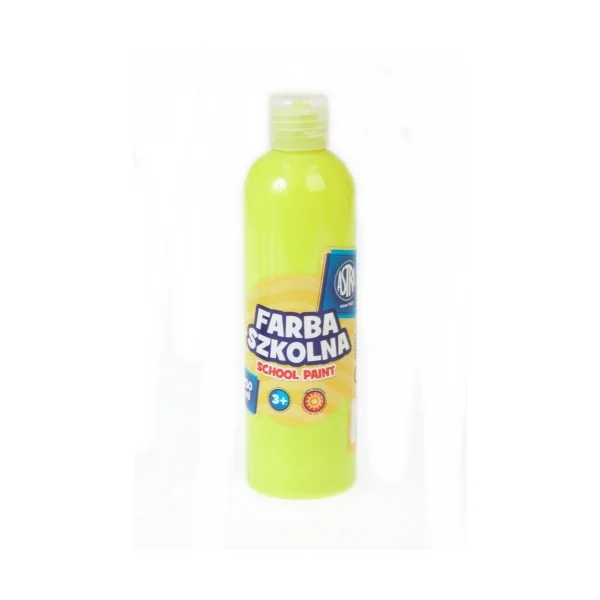 FARBA SZKOLNA ASTRA 250ML FLUO CYTRYNOWA