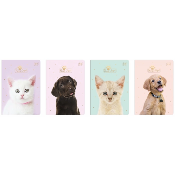 ZESZYT A5 32 KRATKA UV PUPPY SIGN INTERDRUK