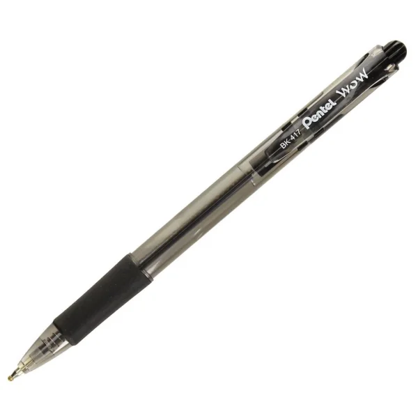 DŁUGOPIS AUTOMATYCZNY 0,7MM BK417 WOW PENTEL CZARNY