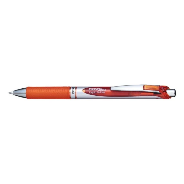 PIÓRO ŻELOWE KULKOWE ENERGEL 0,7 MM METAL TIP BL77 PENTEL ORANGE