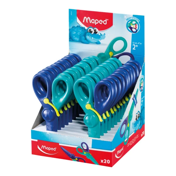 NOŻYCZKI PLASTIKOWE Z ODBOJNIKIEM 12 CM 3+ MAPED