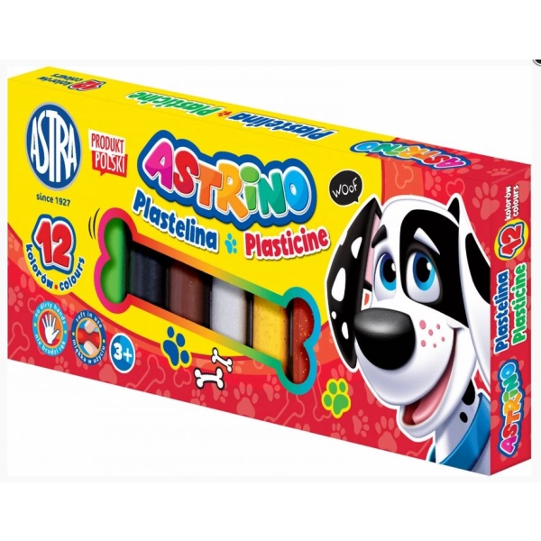 PLASTELINA 12KOL ASTRINO