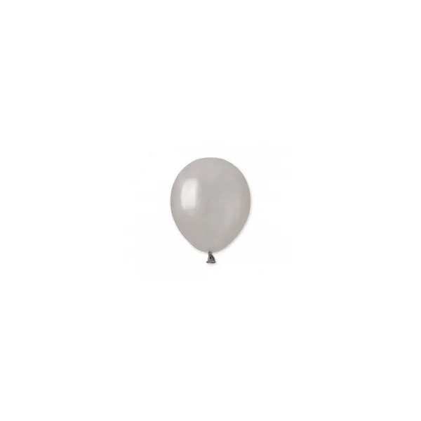 BALONY METAL 5" SREBRNE 38 100SZT GODAN