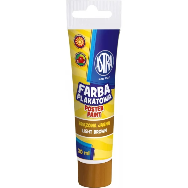 FARBA PLAKATOWA TUBKA 30 ML ASTRA BRĄZOWA JASNA