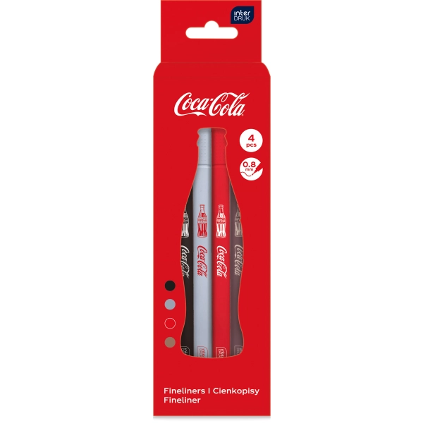 CIENKOPISY 4 KOL COCA-COLA INTERDRUK