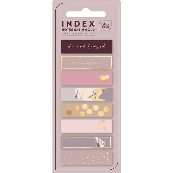 ZAKŁADKI INDEKSUJĄCE SATIN GOLD INTERDRUK