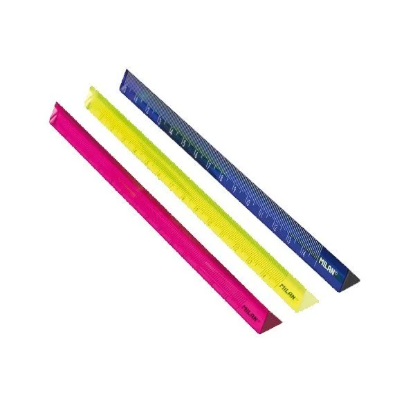 LINIJKA TRÓJKĄTNA 15 CM KOLOR MILAN 8411574077947