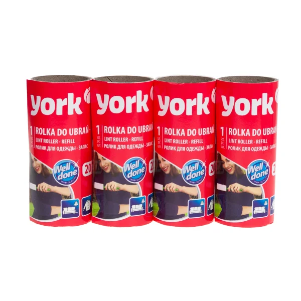 ROLKA WAŁEK DO UBRAŃ ZESTAW Z 4 ZAPASAMI YORK 5903355009290
