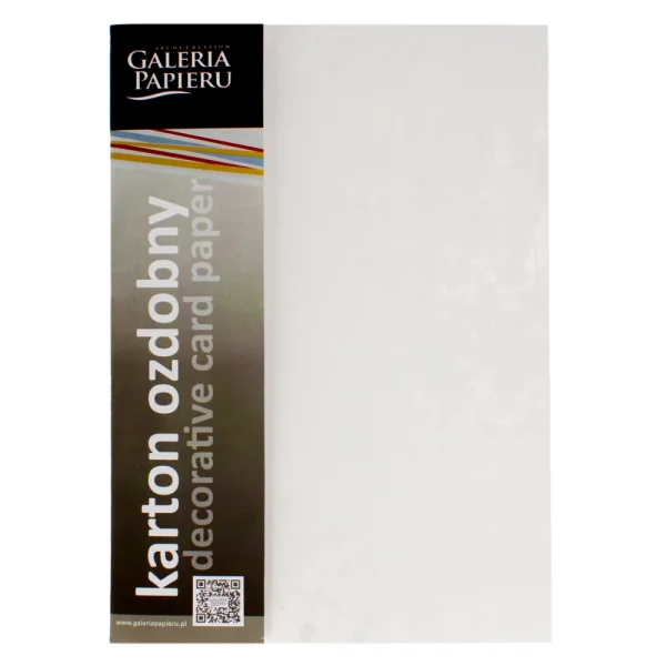 KARTON OZDOBNY MARMUR SREBRNY 220G GALERIA PAPIERU