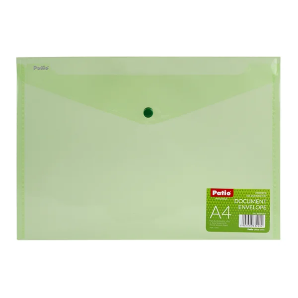 KOPERTA NA DOKUMENTY A4 PAT3133A/15 PATIO zielona