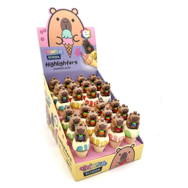 ZAKREŚLACZE CAPYBARA MIX COLORINO