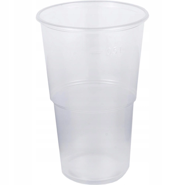KUBEK PLASTIKOWY 500ML 50SZT GUILLIN