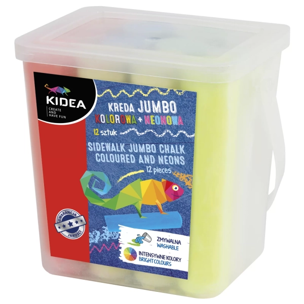 KREDA KOLOROWA JUMBO 12SZT KIDEA