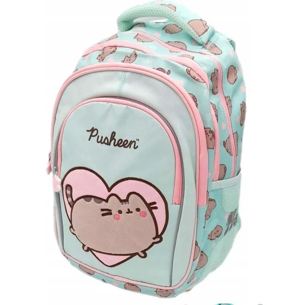 PLECAK 4-KOMOROWY PUSHEEN MINT BPL-58 ST.MAJEWSKI