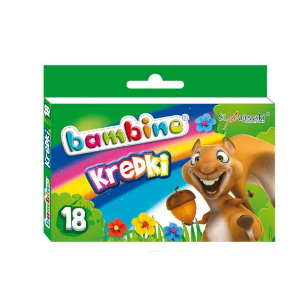 KREDKI 18 KOLORÓW BAMBINO 5903235000201