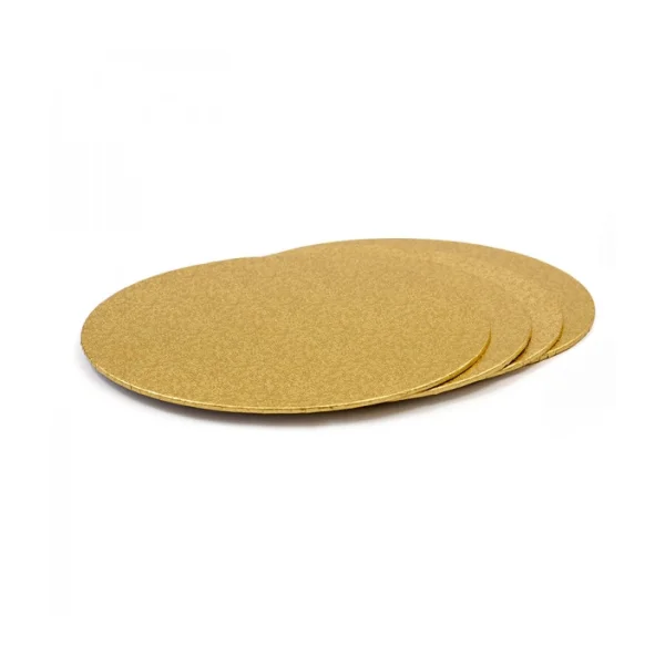 OKRĄGŁY PODKŁAD POD TORT ZŁOTY ŚREDNICA 28CM HIT