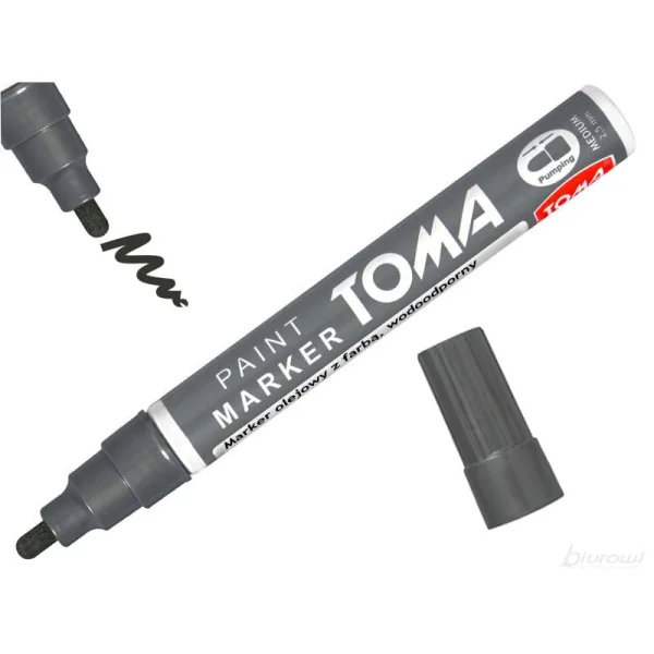 MARKER OLEJOWY GREY MEDIUM TOMA 5901133440983