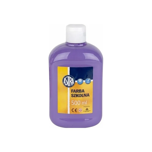FARBA SZKOLNA ASTRA 500ML FIOLETOWA