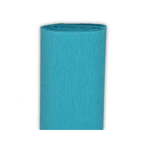 KREPINA PREMIUM 200X50CM TURKUSOWY 114 INTERDRUK