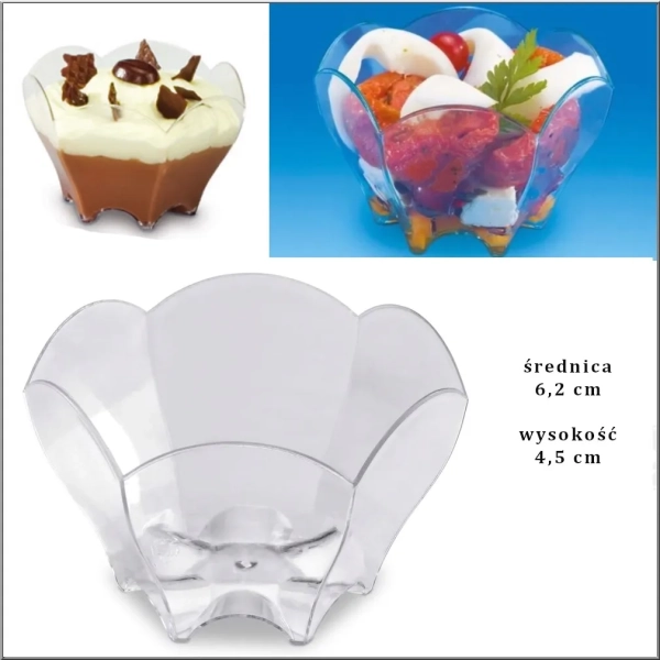POJEMNIK PUCHAREK FINGERFOOD 75ML 24SZT ANIS