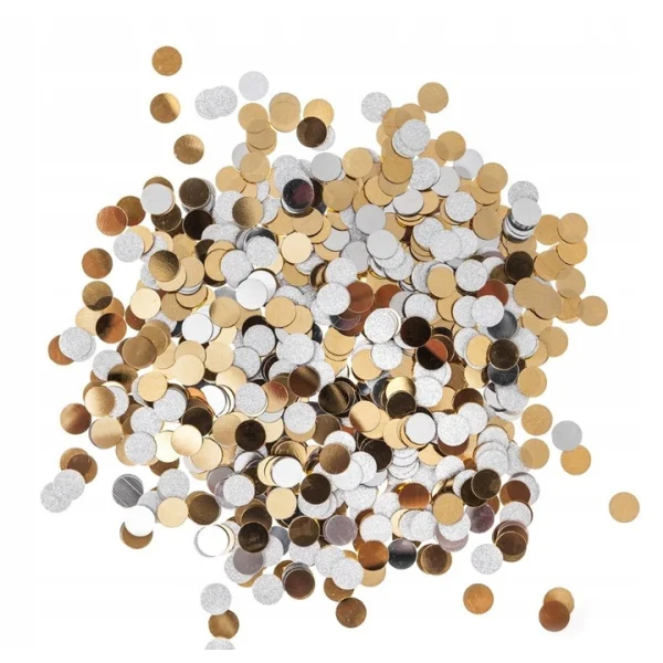 CONFETTI KÓŁKA 20G SREBRNO-ZŁOTE CEOZ-196 DP-CRAFT