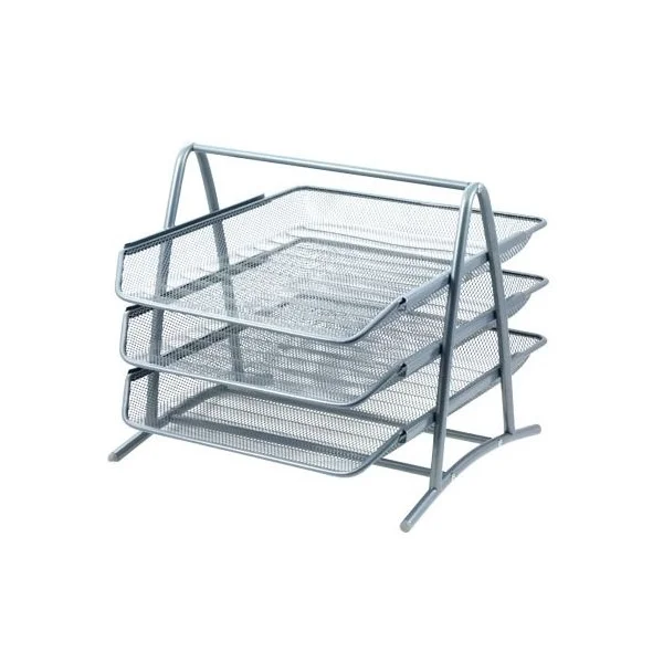 PÓŁKA NA AKTA 3 TRES SREBRNA 5901878230528