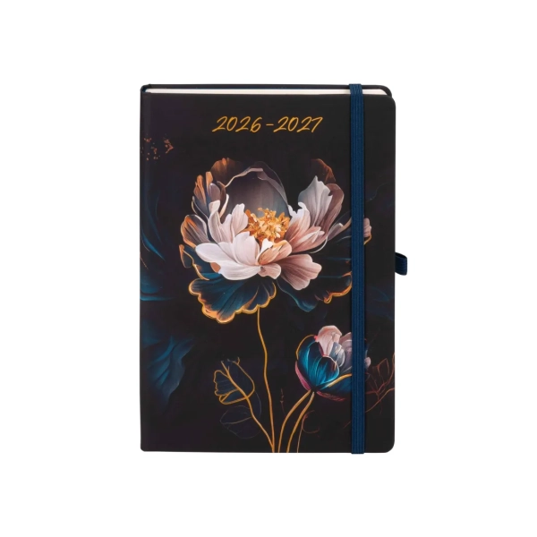 KALENDARZ 18 MIESIĘCZNY B6 TNS 2026/2027 ORCHIDEA ANTRA